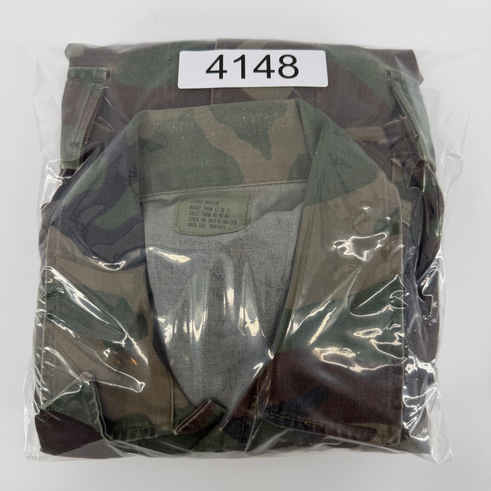 Military BDU Field Jacket Mens XL Regular Green Woodland Camo Utility Cargo Army - Picture 13 of 13